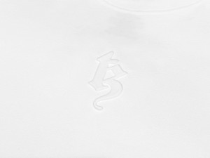 TZ M-Boss Logo Oversized Tee - White